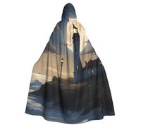 YYHWHJDE La cape à capuche pour adulte est un poncho à capuche super grand, confortable et durable pour Halloween