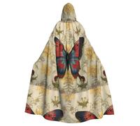 YYHWHJDE La cape à capuche pour adulte est un poncho à capuche super grand, confortable et durable pour Halloween