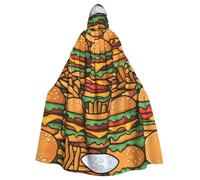 YYHWHJDE La cape à capuche pour adulte est un poncho à capuche super grand, confortable et durable pour Halloween