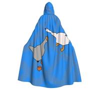 YYHWHJDE La cape à capuche pour adulte Gray Goose Prints est un poncho à capuche super grand, confortable et durable pour Halloween