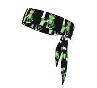 YYHWHJDE Le prince grenouille qui a dit qu'il vous aimait imprimé foulard de sport double face à séchage rapide, évacuation de l'humidité pour femmes, filles et hommes