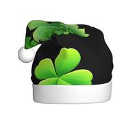 YYHWHJDE Le trèfle se balance dans la brise - Chapeau de Noël durable pour adulte - Pour Halloween, Noël, Nouvel An