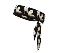 YYHWHJDE L'histoire des fleurs et des talons hauts imprime le foulard de sport double face à séchage rapide, évacuation de l'humidité pour femmes, filles et hommes
