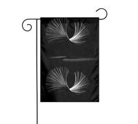 YYHWHJDE Lignes Flying Prints Mât de drapeau de jardin extérieur décoration de cour tendance 30,5 x 45,7 cm