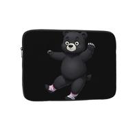 YYHWHJDE Little Black Bear Housse antichoc pour ordinateur portable 25,4 cm pour homme et femme pour voyage d'affaires, école et bureau usage quotidien