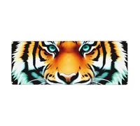 YYHWHJDE Little Fat Tapis de souris extra large Motif tête de tigre Pour ordinateur de bureau et gaming Version épaisse 30,5 x 80 cm