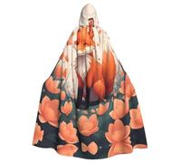 YYHWHJDE Little Fox In The Petals Picture Cape à capuche pour adulte pour adulte Convient pour homme et femme