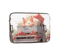 YYHWHJDE Little Orange Cat - Housse de protection antichoc pour ordinateur portable de 13" - Pour homme et femme, voyage d'affaires, bureau et usage quotidien
