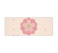 YYHWHJDE Little Pink Cherry Blossoms Tapis de souris extra large pour ordinateur de bureau et clavier de jeu Version épaisse 30,5 x 80 cm