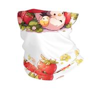 YYHWHJDE Little Swallow in the Strawberry Picture Foulard de sport multifonction respirant absorbant la transpiration convient aux hommes et aux femmes
