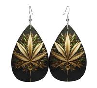 YYHWHJDE Lot de 2 boucles d'oreilles pendantes en forme de goutte d'eau - Élégantes et légères - Pour femme et fille - Taille unique - Cuir - Sans pierre précieuse - Blanc