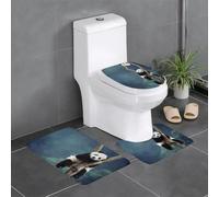 YYHWHJDE Lot de 3 tapis de salle de bain en peluche pour un confort absorbant et une durabilité accrue, 61 x 40,6 cm