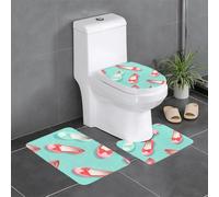 YYHWHJDE Lot de 3 tapis de sol antidérapants à séchage rapide Motif chaussures de ballet