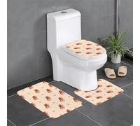 YYHWHJDE Lot de 3 tapis de sol antidérapants à séchage rapide Motif macarons