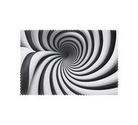 YYHWHJDE Lot de 6 sets de table à illusion d'optique en spirale pour table de salle à manger 30,5 x 45,7 cm résistants à la chaleur pour hôtels, maisons et banquets