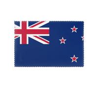 YYHWHJDE Lot de 6 sets de table épais et robustes pour table de salle à manger avec motif drapeau de la Nouvelle-Zélande pour une excellente résistance à l'usure, une bonne résistance aux plis