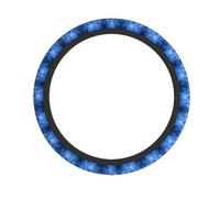 YYHWHJDE Lotus Prints Housse de volant en néoprène de qualité pour voitures, camions et SUV, prise en main antidérapante, durable et facile à installer