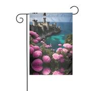 YYHWHJDE Magnifique drapeau de jardin avec de nombreuses fleurs imprimées, 30,5 x 45,7 cm, épais et tendance