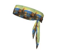 YYHWHJDE Magnifique foulard de sport imprimé Mt. Fuji pour homme et femme, réglable pour toutes les circonférences de tête