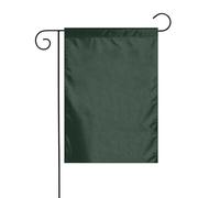 YYHWHJDE Mât de drapeau de jardin à motif vert avancé - Décoration de cour extérieure - Double face - 30,5 x 45,7 cm