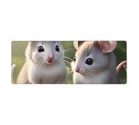 YYHWHJDE Mouse In Love Tapis de souris extra large antidérapant pour clavier de gaming Version épaisse 30,5 x 80 cm