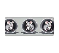 YYHWHJDE Mouse in The Hole Tapis de souris extra large pour ordinateur de bureau et clavier de jeu Version épaisse 30,5 x 80 cm