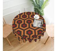 YYHWHJDE Nappe décorative ronde de 152,4 cm avec impression brillante pour intérieur et extérieur sur des tables rondes comme les tables basses, les tables à manger et les tables de ferme