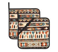 YYHWHJDE Native American Beliefs Prints Lot de 2 maniques isolantes carrées anti-brûlure et isolation thermique 20,3 x 20,3 cm