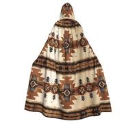 YYHWHJDE Native American Patterns Prints Halloween Adulte Cape à capuche Vêtements pour hommes et femmes Manteau Jeu de rôle