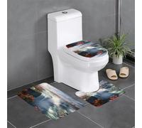 YYHWHJDE Niagara Falls Lot de 3 tapis de sol antidérapants à séchage rapide pour salle de bain