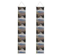 YYHWHJDE nice Mount Fuji Prints Bannière de porche pour remise de diplôme - Robuste, durable, lavable et réutilisable, décoration de remise de diplôme 30,5 x 180,3 cm