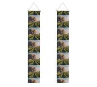 YYHWHJDE nice summer farm Prints Bannière de porche pour remise de diplôme - Robuste, durable, lavable et réutilisable, décoration de remise de diplôme 30,5 x 180,3 cm