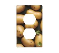 YYHWHJDE Panneau mural décoratif à double prise pour les zones résidentielles et commerciales 11,4 x 7 cm