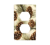 YYHWHJDE Panneau mural décoratif à double prise pour zones résidentielles et commerciales 11,4 x 7 cm