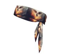 YYHWHJDE Pegasus Flying Away Foulard de sport, absorbant la transpiration et respirant, bandeau de mouvement, foulard double face
