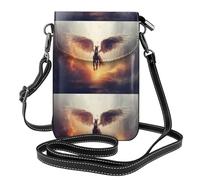 YYHWHJDE Pegasus Flying Away Petit sac à bandoulière en cuir pour femme, imperméable et durable