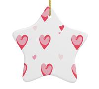 Yyhwhjde Pendentif en céramique pour sapin de Noël Motif crise cardiaque Décoration centres commerciaux, supermarchés, magasins