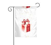 YYHWHJDE Perles dans un coffret cadeau - Mât de drapeau de jardin - Décoration de cour extérieure - Double face - 30,5 x 45,7 cm
