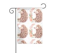 YYHWHJDE Petit drapeau de jardin imprimé pangolin 30,5 x 45,7 cm pour jardin, terrasse, balcon