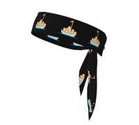 YYHWHJDE Petit foulard double face en forme de bateau à motif cookies à séchage rapide, évacuation de l'humidité pour femmes, filles et hommes