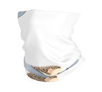 YYHWHJDE Petit hérisson sur le dos d'une baleine - Foulard multifonction - Respirant - Absorbant la transpiration - Convient aux hommes et aux femmes