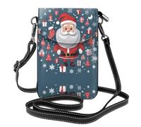 YYHWHJDE Petit sac à bandoulière en cuir pour téléphone portable, 19,3 x 12,4 cm, bon cadeau de Noël pour la marche, le camping, le shopping, les voyages et une utilisation en extérieur