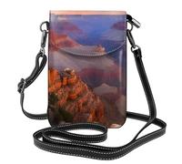 YYHWHJDE Petit sac à bandoulière en cuir pour téléphone portable, 19,3 x 12,4 cm, motif Grand Canyon pour la marche, le camping, le shopping, les voyages et une utilisation en extérieur