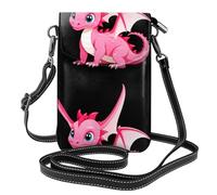 YYHWHJDE Petit sac à bandoulière en cuir pour téléphone portable, 19,3 x 12,4 cm, motif petit dragon Nk pour la marche, le camping, le shopping, les voyages et une utilisation en extérieur