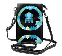 YYHWHJDE Petit sac à bandoulière en cuir pour téléphone portable 19,3 x 12,4 cm. Veuillez aller au joli motif zoo pour la marche, le camping, le shopping, les voyages et une utilisation en extérieur