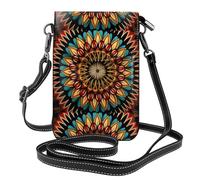 YYHWHJDE Petit sac à main pour téléphone portable 19,3 x 12,4 cm avec motif en dentelle halo pour femme, parfait pour la marche, le camping