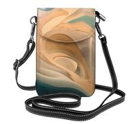 YYHWHJDE Petit sac à main pour téléphone portable 19,3 x 12,4 cm Dunhuang Mystery Picture Étui à rabat en cuir pour femme, parfait pour la marche, le camping