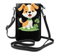 YYHWHJDE Petit sac à main pour téléphone portable 19,3 x 12,4 cm, joli motif paparazzi, étui à rabat en cuir pour femme, parfait pour la marche, le camping