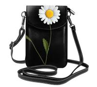 YYHWHJDE Petit sac à main pour téléphone portable 19,3 x 12,4 cm, motif bonheur éternel, étui à rabat en cuir pour femme, parfait pour la marche, le camping