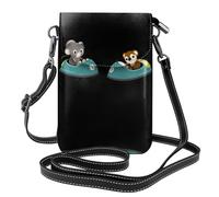 YYHWHJDE Petit sac à main pour téléphone portable 19,3 x 12,4 cm, motif course de voiture, étui à rabat en cuir pour femme, parfait pour la marche, le camping, noir